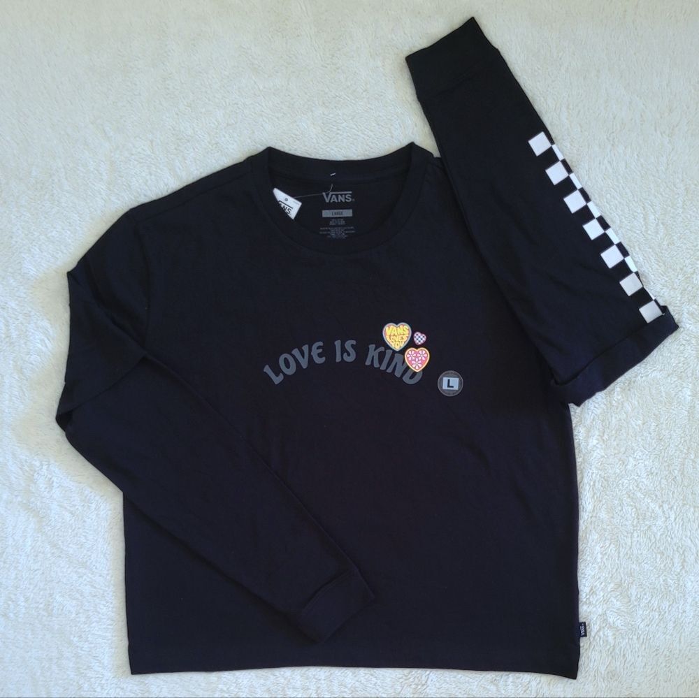 ✨️HP✨️ VANS🛹 "Love❤️ Is Kind" Long Sleeve Graphic Tee👕 - NWT - Picture 7 of 14